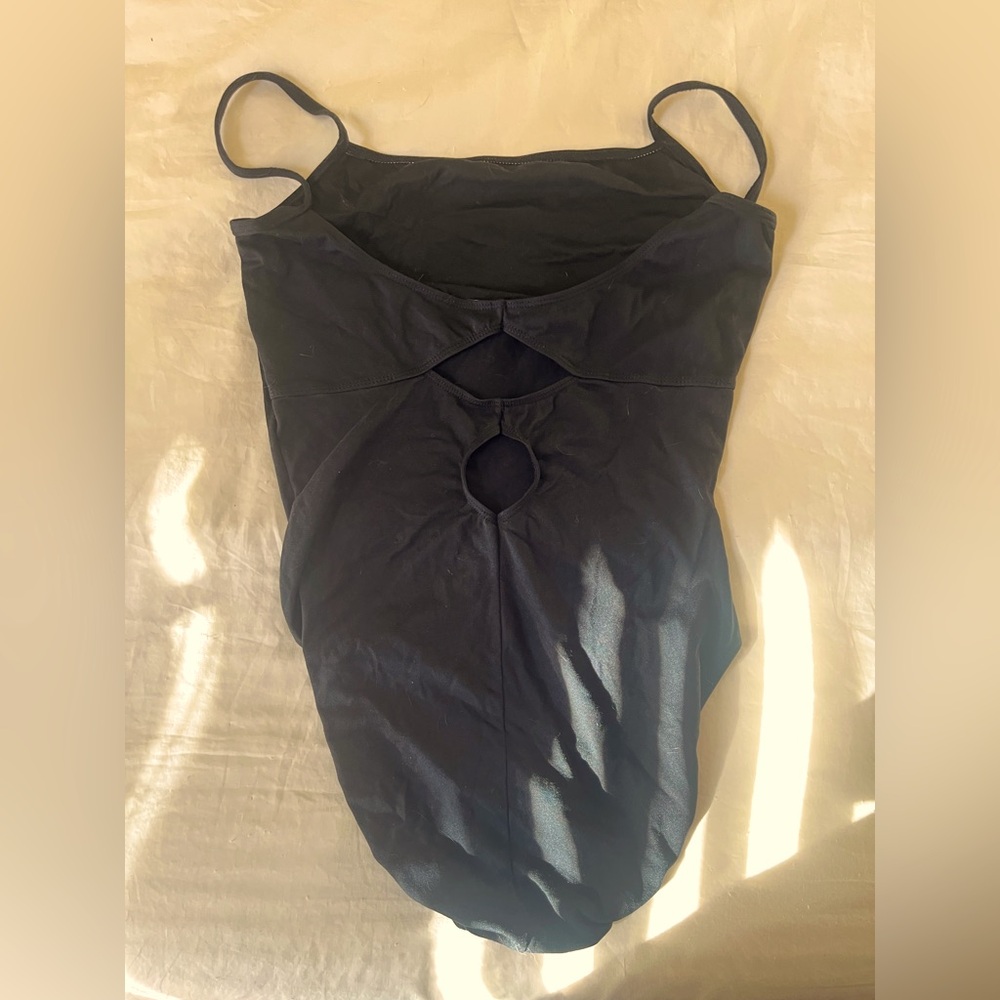 Danskin Leotard with back cut-out - Size Large